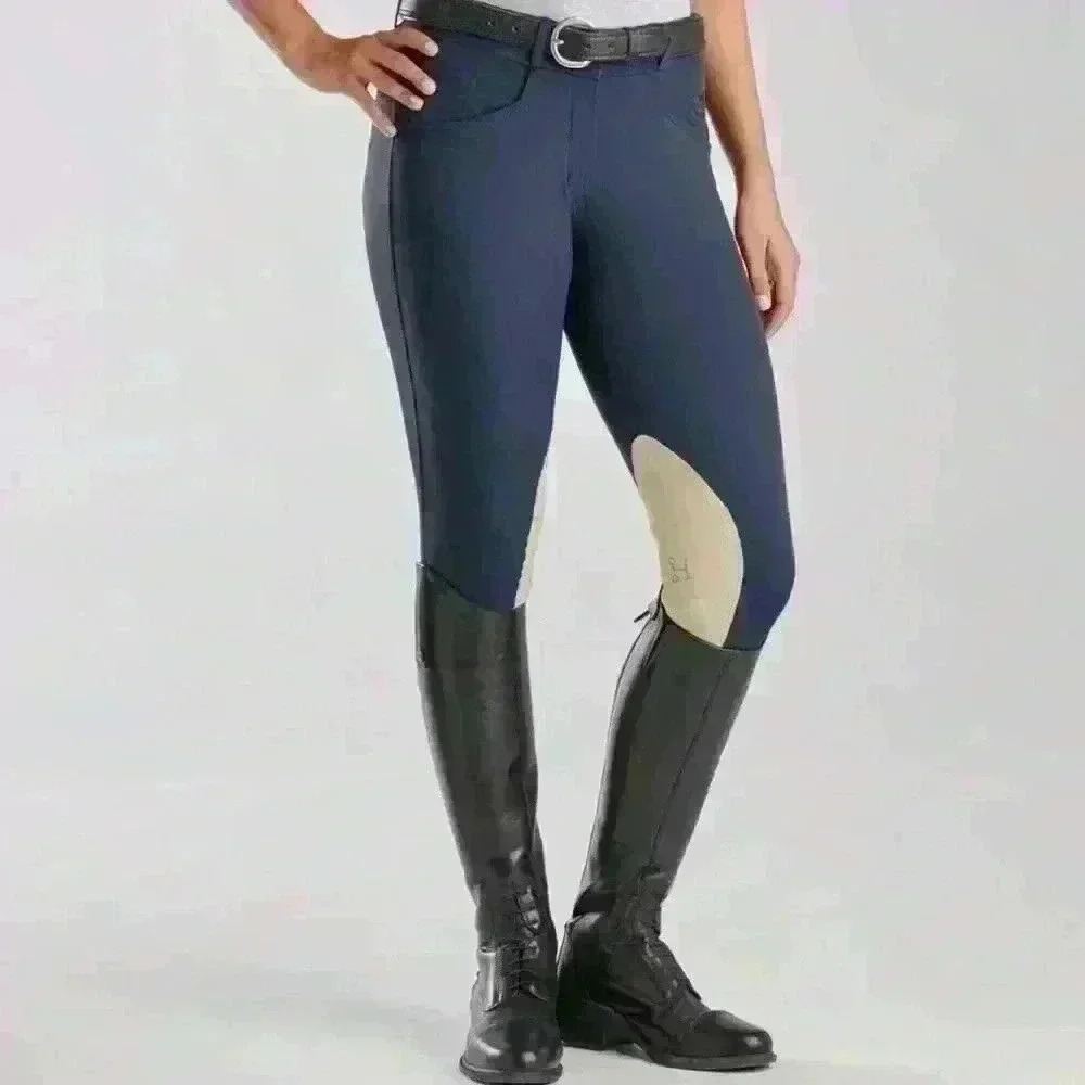 Hadley Mid-Rise Breeches by SmartPak - Knee Patch, Size 30L